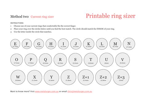 Paper Ring Sizer Template 2