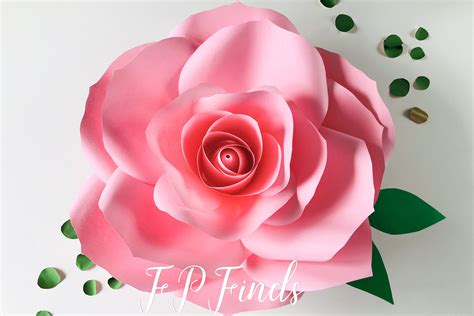 Description of Paper Rose Templates Design