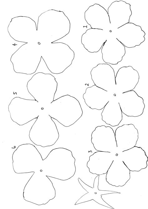 Description of Paper Rose Templates for Scrapbooking