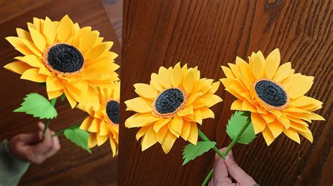 Description of Paper Sunflowers