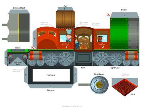 Paper Train Templates Example