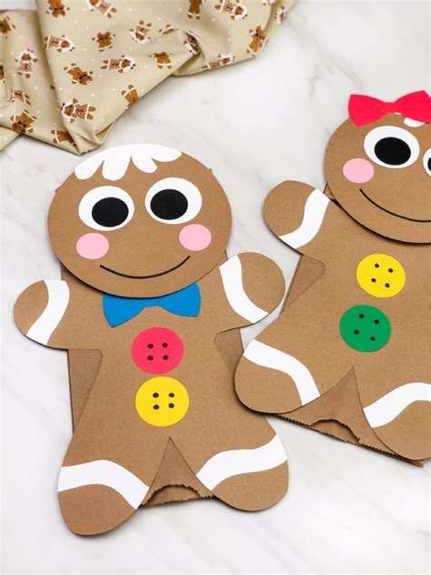 Paper Craft Gingerbread Man