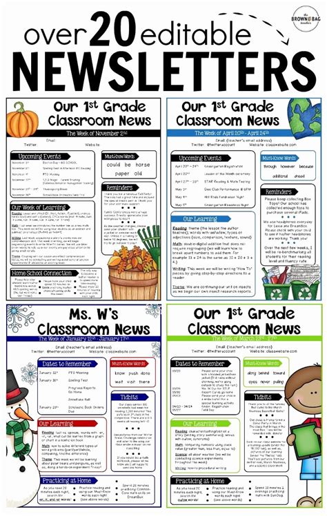 Parent Teacher Association Newsletter Template