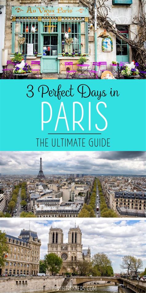 Paris Itinerary Planning