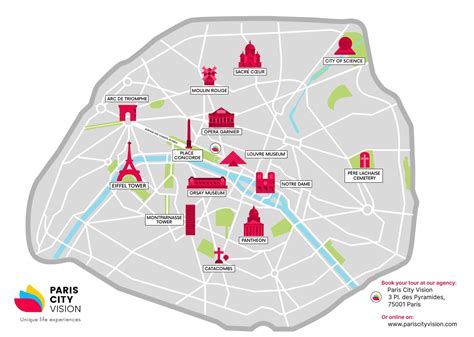 Paris Map Layout