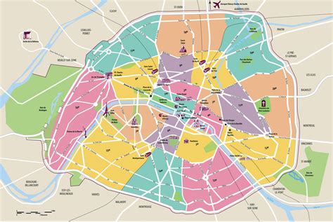 Paris City Map