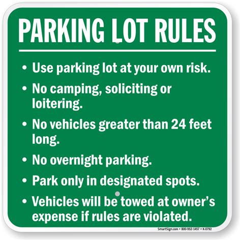 Parking Guidelines