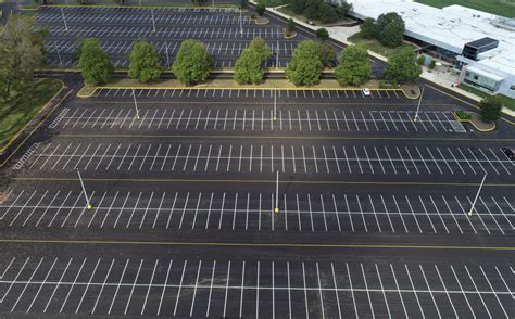 Parking lot striping regulations and laws