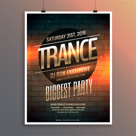 Party Flyer Design Ideas