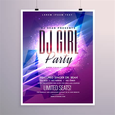 Party Flyer Template Ideas