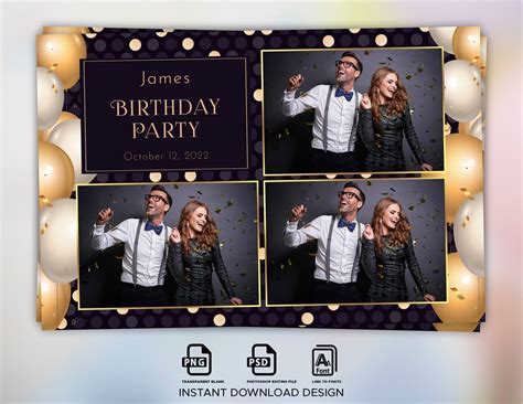 Party Photo Booth Templates