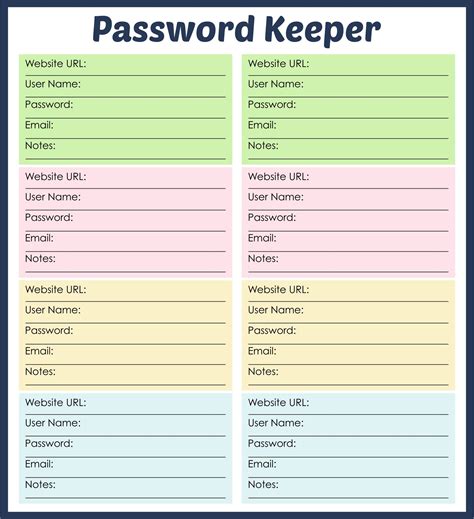 Password Manager Template