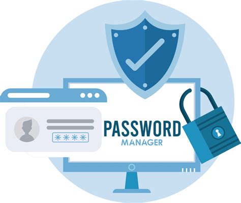 Password manager for secure password storage