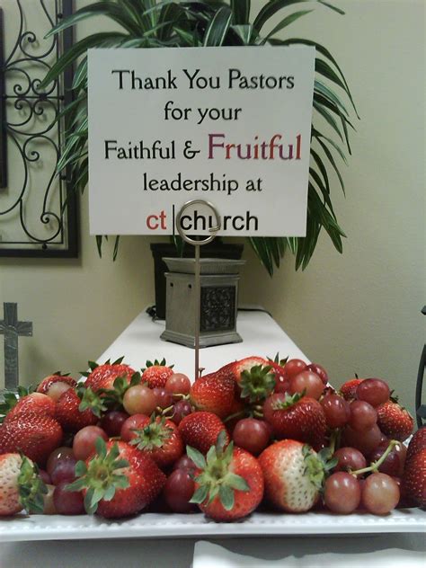 Pastor Anniversary Food Ideas