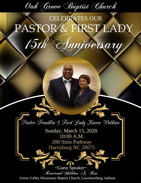 Pastor Anniversary Themes