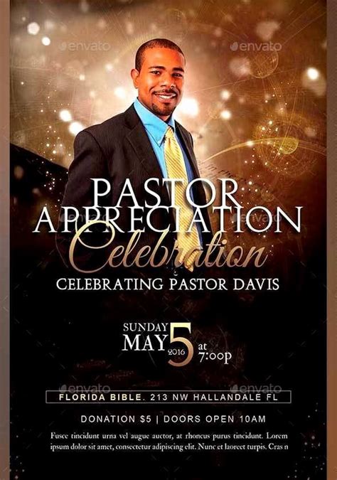 Pastor Appreciation Flyer Template 10