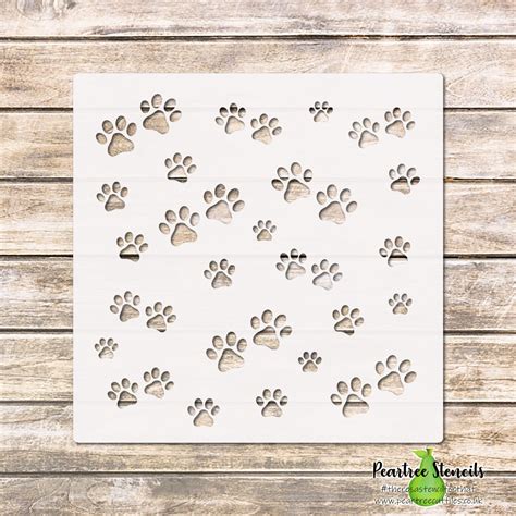 Final thoughts on paw print stencils for crafts