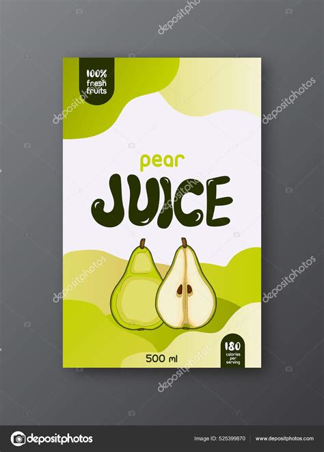 Pear Juice Label Templates