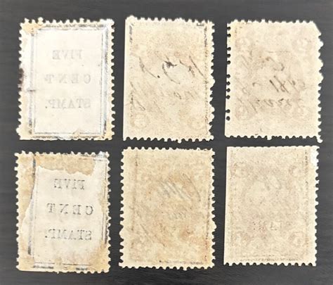 Pen Cancelled Stamps