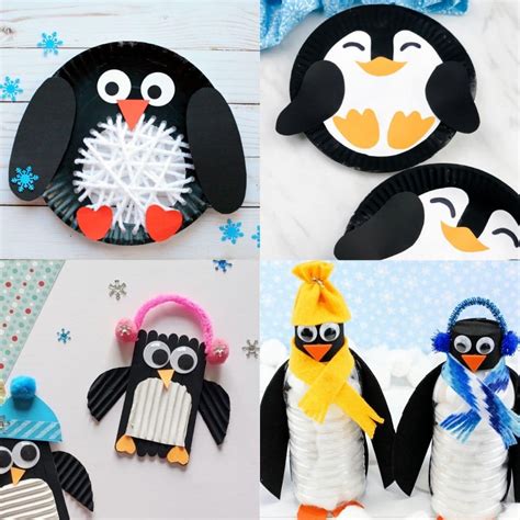 Penguin Crafts Template