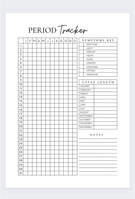 Period Tracker PDF