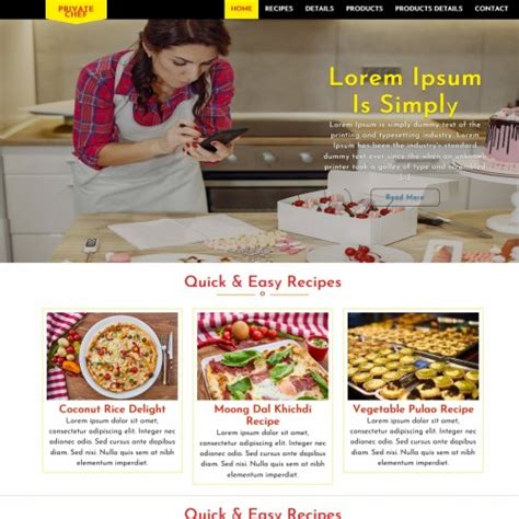 Personal Chef Template 10