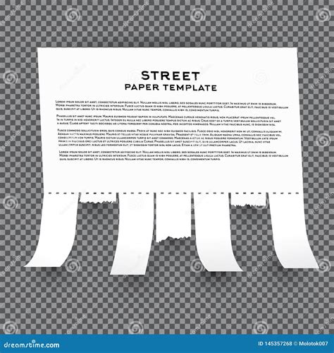 Description of Personal Use Tear-Off Sheets