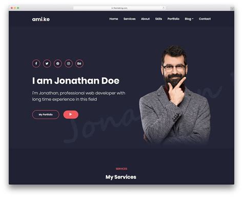 Personal Website Template 1