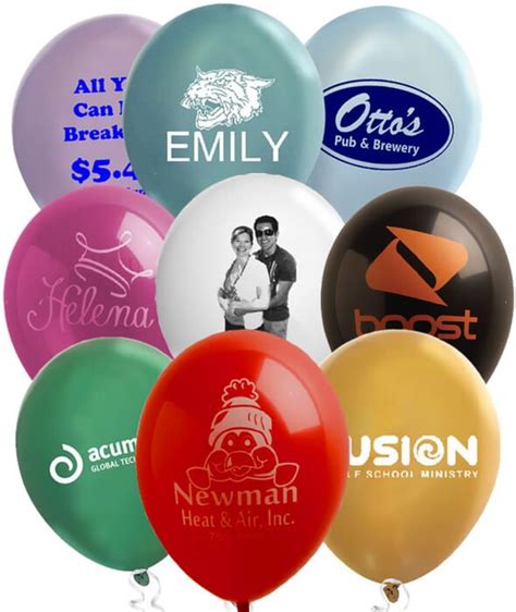 Personalized balloon templates for events