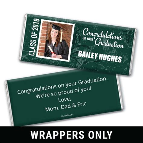 Personalized Graduation Candy Bar Wrappers