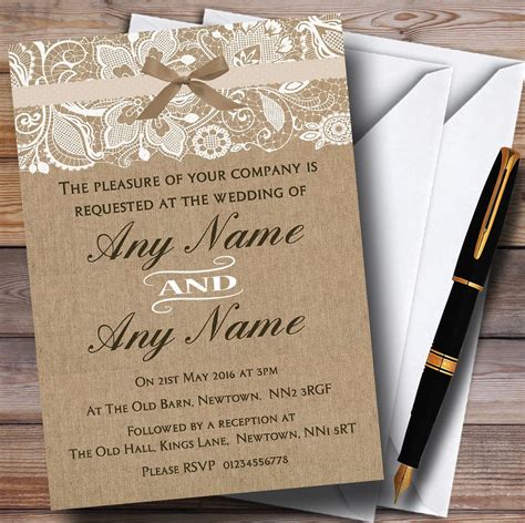 Personalized invitations announcement