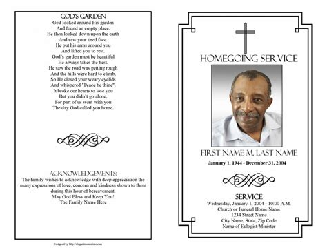 Personalized Obituary Example