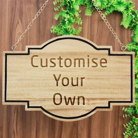 Personalized printable signs