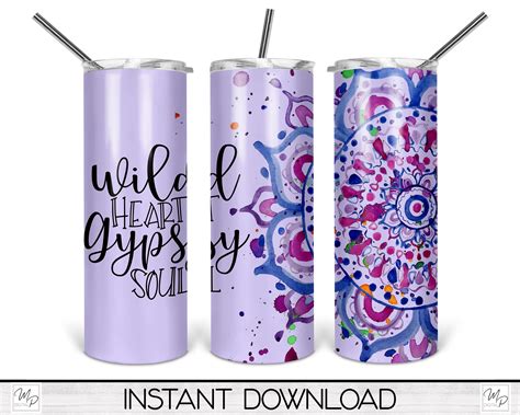 Personalized tumbler wrap templates