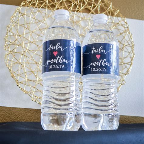 personalized water bottle labels