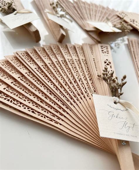 Personalized Wedding Fans