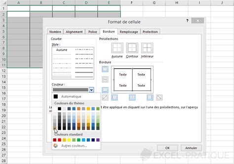 Personnalisation des bordures pour un aspect plus professionnel