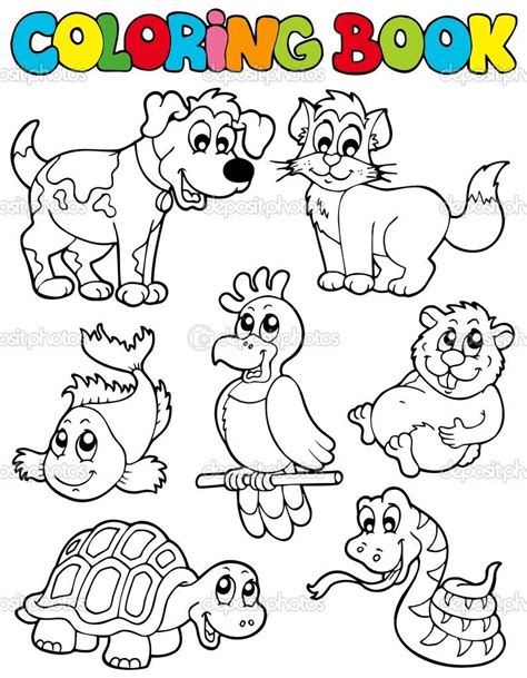 Pet animal coloring pages printable