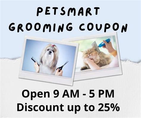 Pet grooming coupons