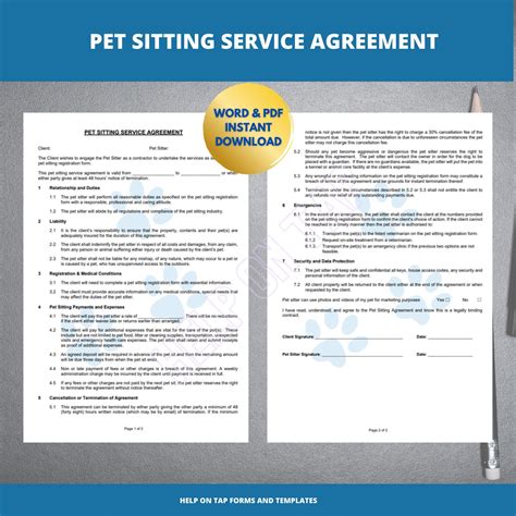 Pet Sitting Agreements