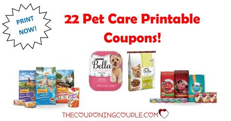 Pet supplies coupons