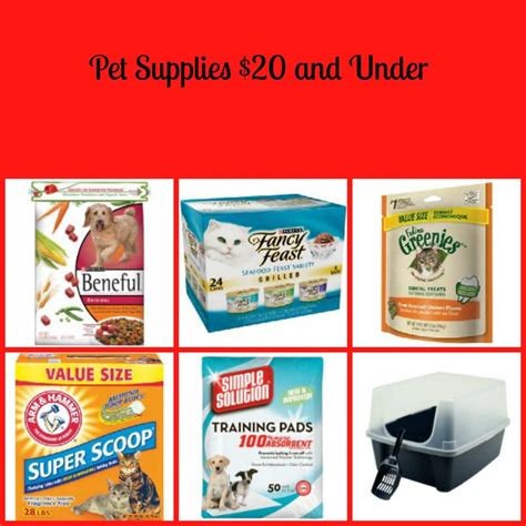 Pet supplies deals