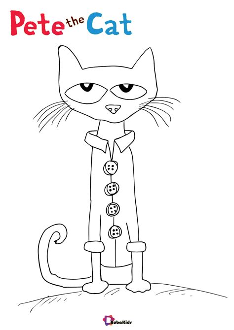 Pete the Cat coloring pages