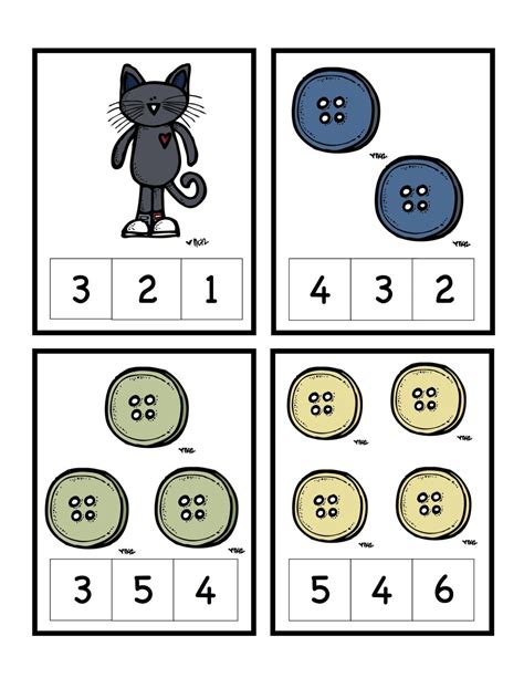 Pete the Cat math worksheets