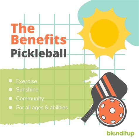 Benefits of Pickleball Templates Image