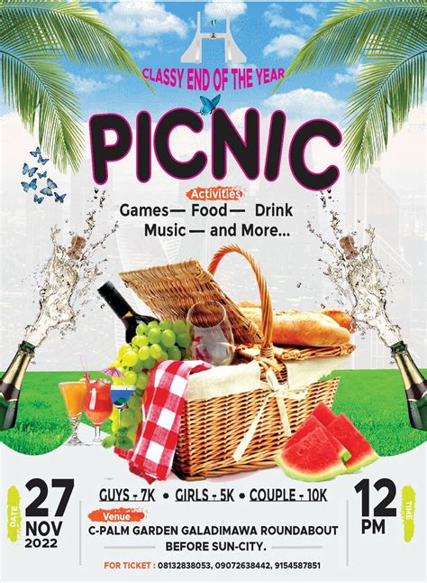 Picnic Activity Flyer