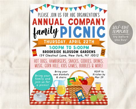 Picnic Flyer Ideas