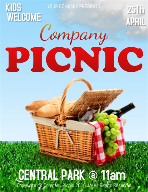 Picnic Template Design