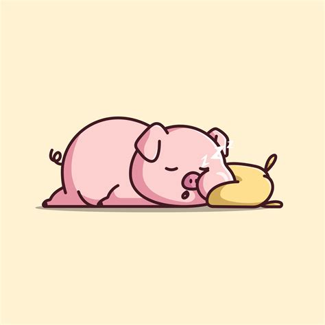 Piggy sleeping