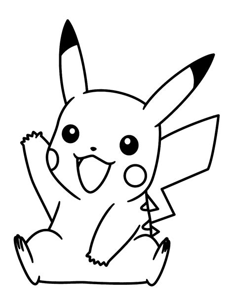 Pikachu Coloring Pages 10